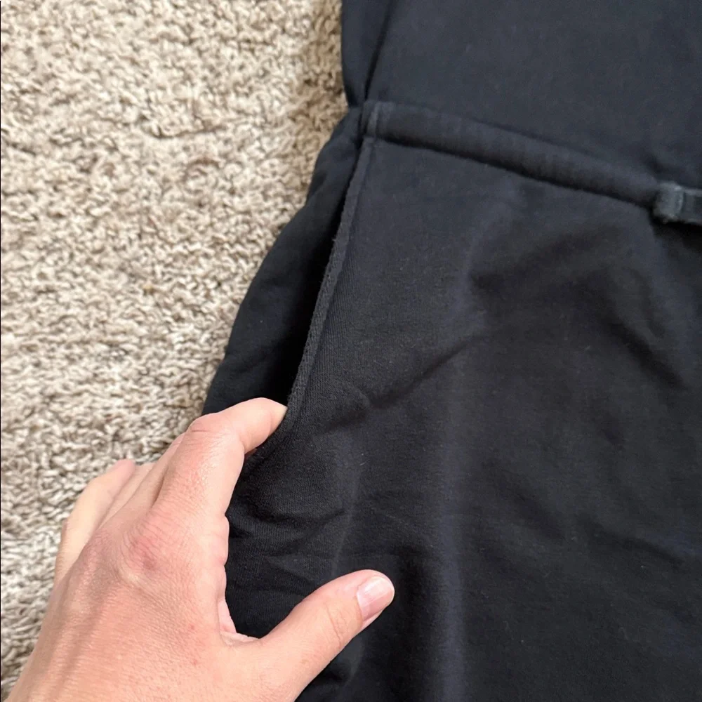 Old Navy Black French Terry Romper size Large - Picture 5 of 8